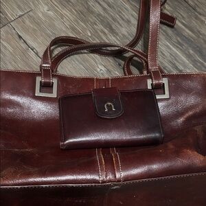Etienne Aigner Brown Shoulder Bag